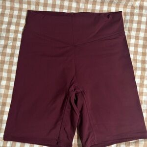 Vitality purple biker shorts in small